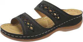 Summer Sandals for Womens Trendy Comfortable Wedge Shoes Casual Walking Shoe Slip On Orthopedic Sandals for Women for Womens
