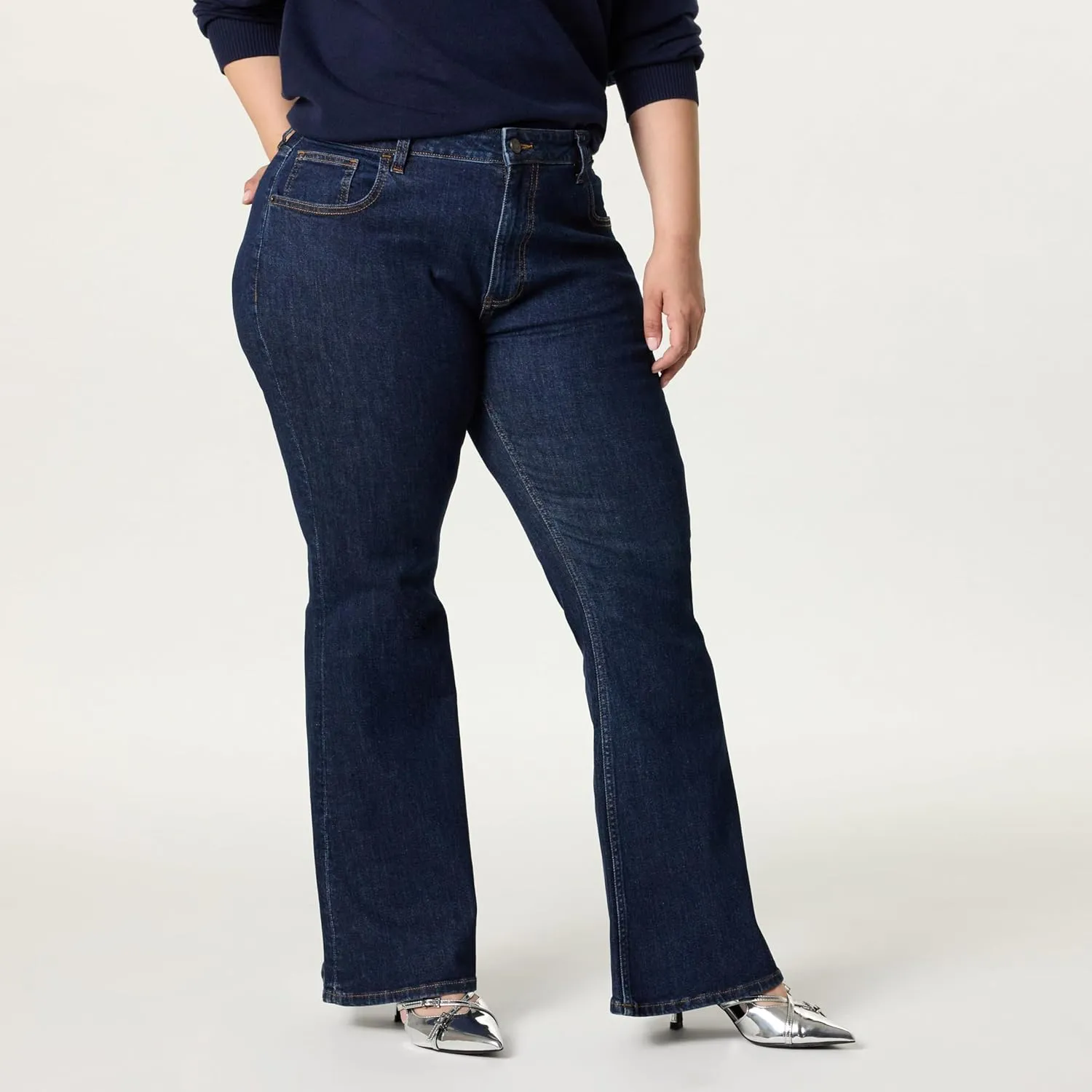The Drop Women's Alyona Slim Flare Jean