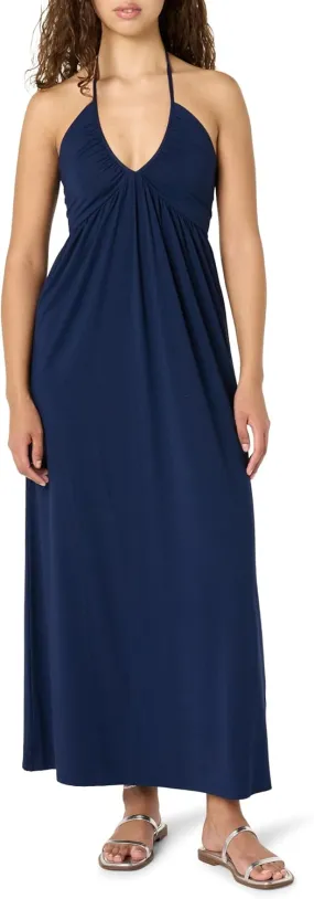 The Drop Women's Kapri Gathered Halter Dress