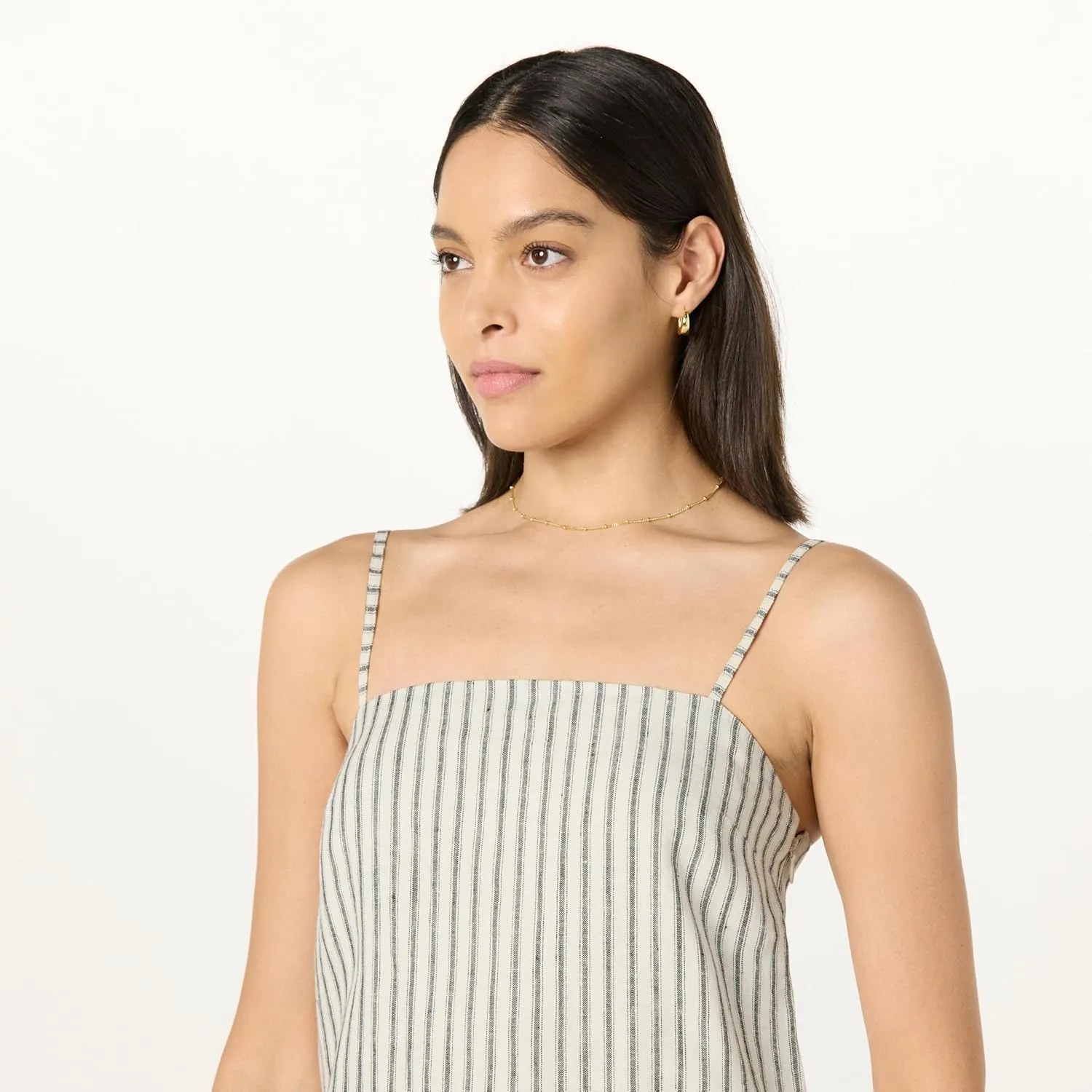 The Drop Women's Seville Linen Mini Shift Dress