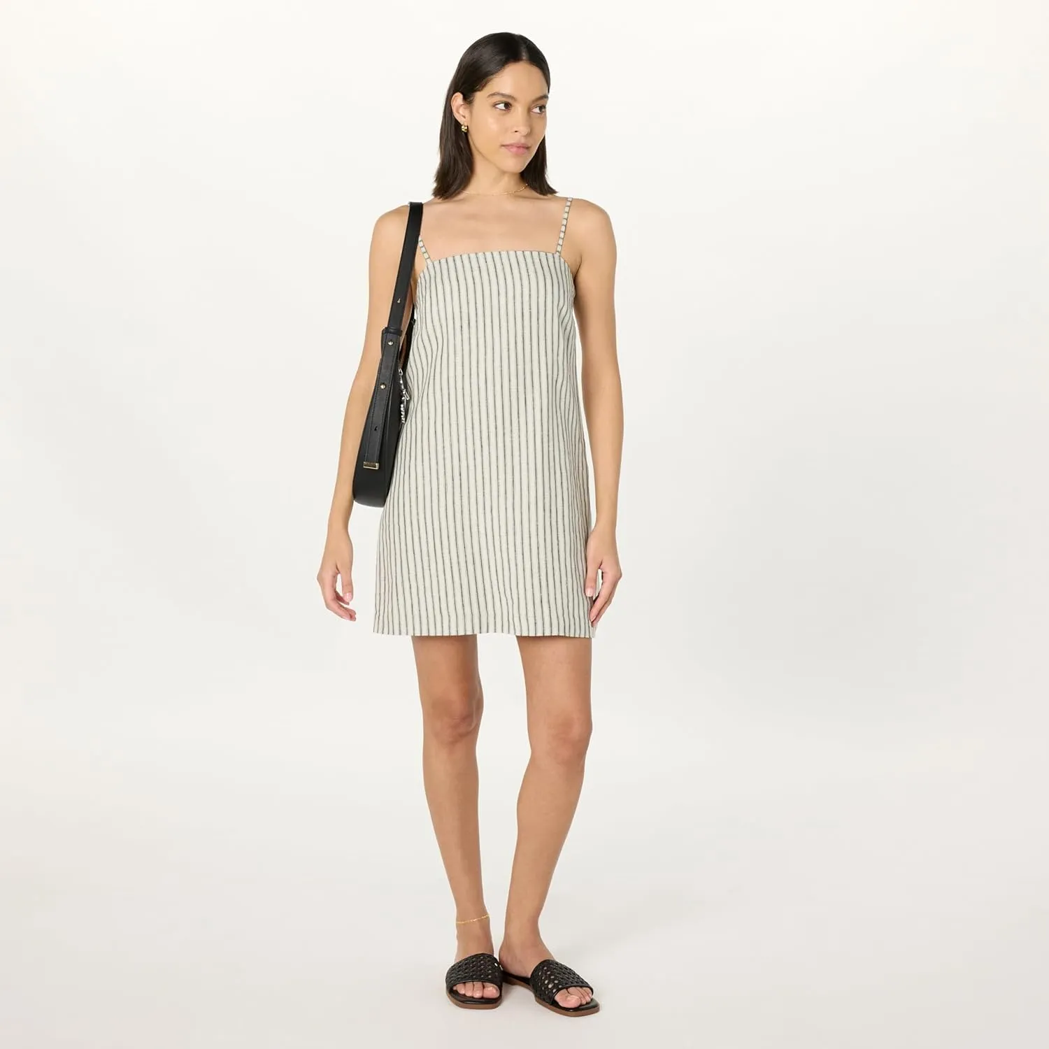 The Drop Women's Seville Linen Mini Shift Dress