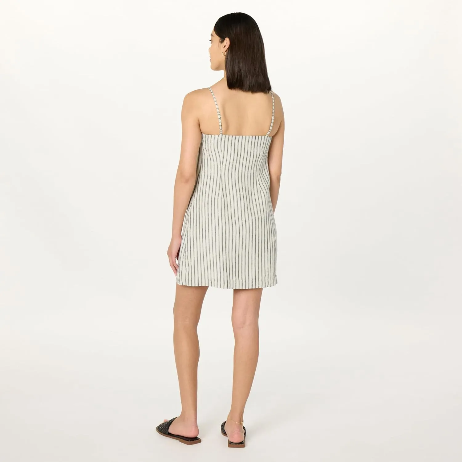 The Drop Women's Seville Linen Mini Shift Dress