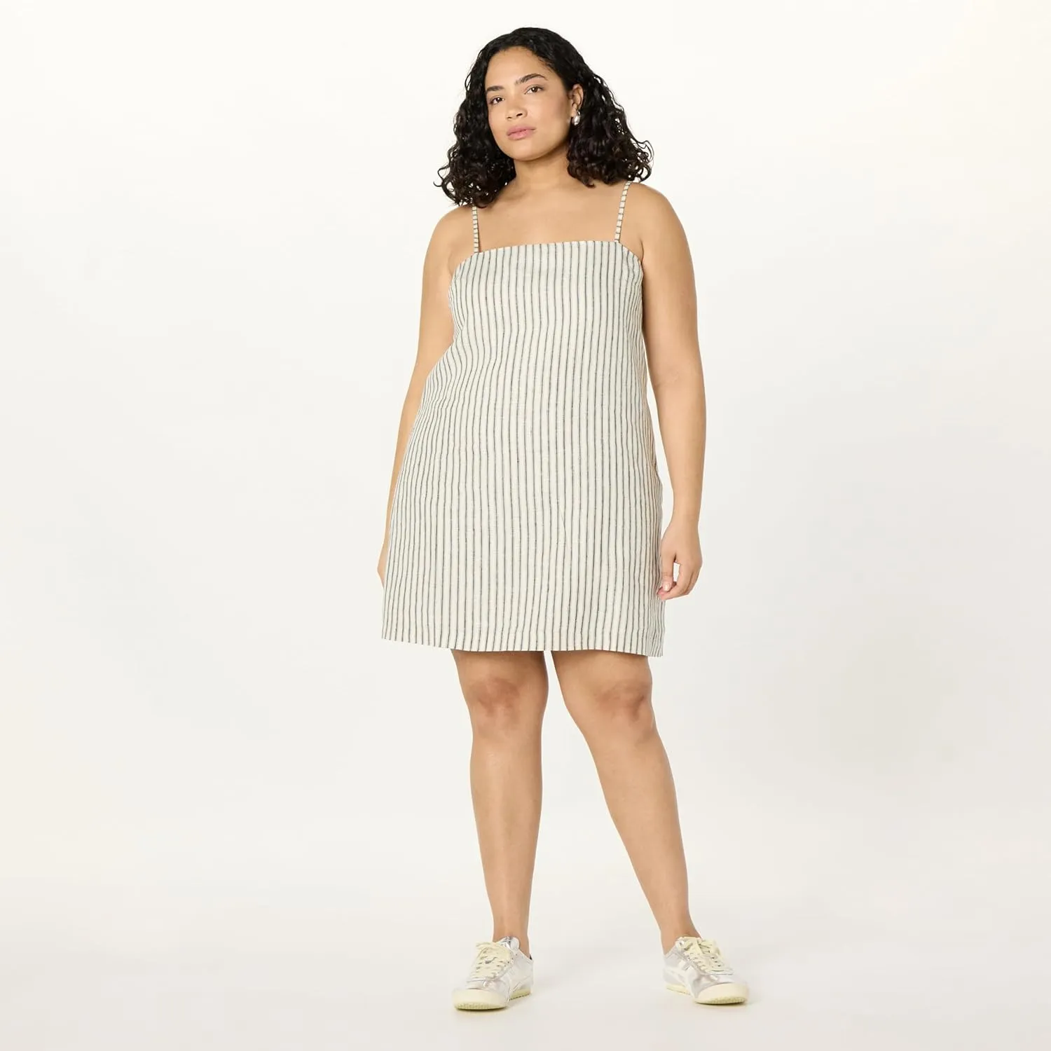 The Drop Women's Seville Linen Mini Shift Dress