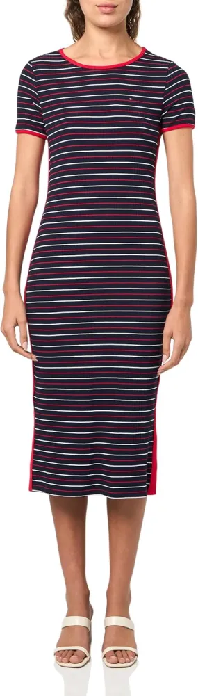 Tommy Hilfiger Women's Short Sleeve Soft Everyday Sport Dress