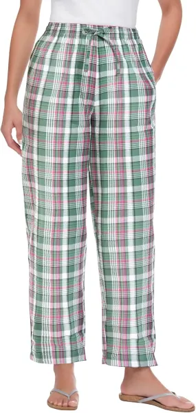 Woman Within Plus Size Seersucker Pant