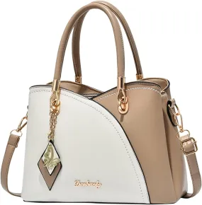 Women Handbag Large Capacity Plaid Contrast Color Middle One Shoulder Messenger Bag Bag Charms for Bags