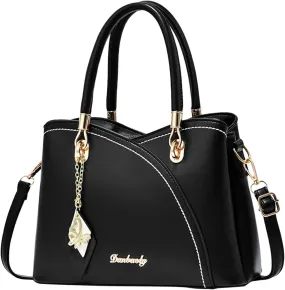 Women Handbag Large Capacity Plaid Contrast Color Middle One Shoulder Messenger Bag Bag Charms for Bags