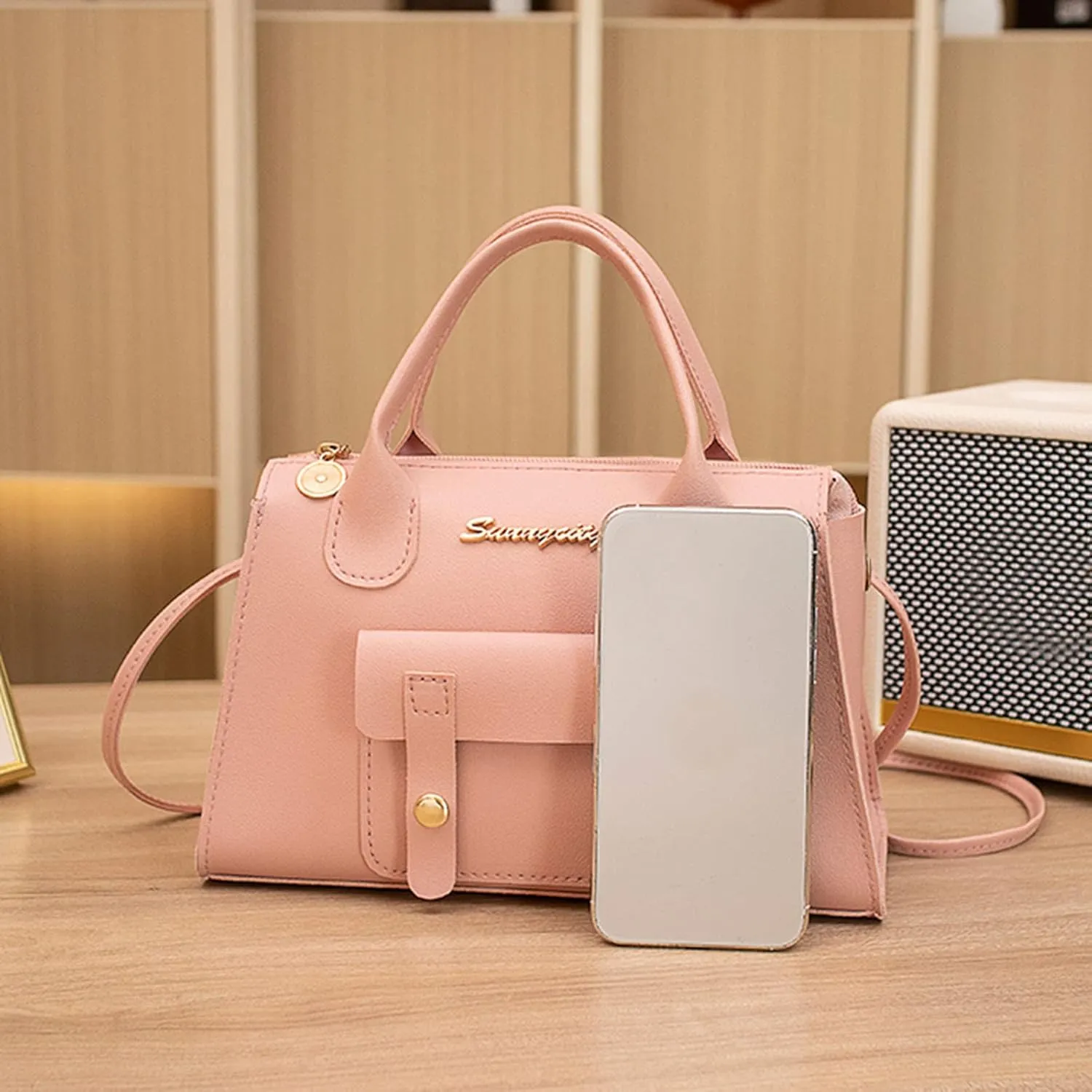 Women Messenger Bag Fashion New Pattern Solid Simple Handbag Shoulder Bags Purpose High Capacity Zipper Bags (One Size)