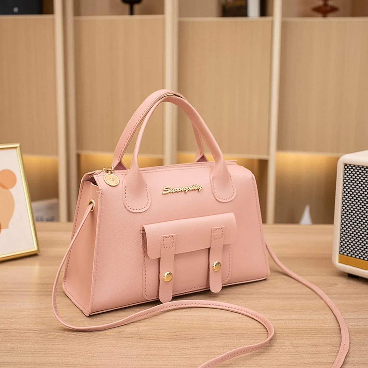 Women Messenger Bag Fashion New Pattern Solid Simple Handbag Shoulder Bags Purpose High Capacity Zipper Bags (One Size)