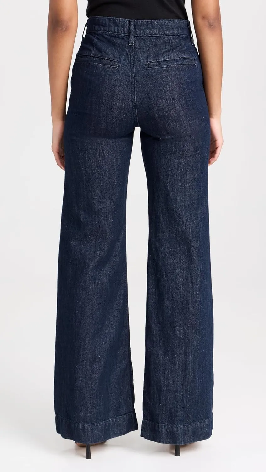 Women's Denim Trousers Indigo Linen