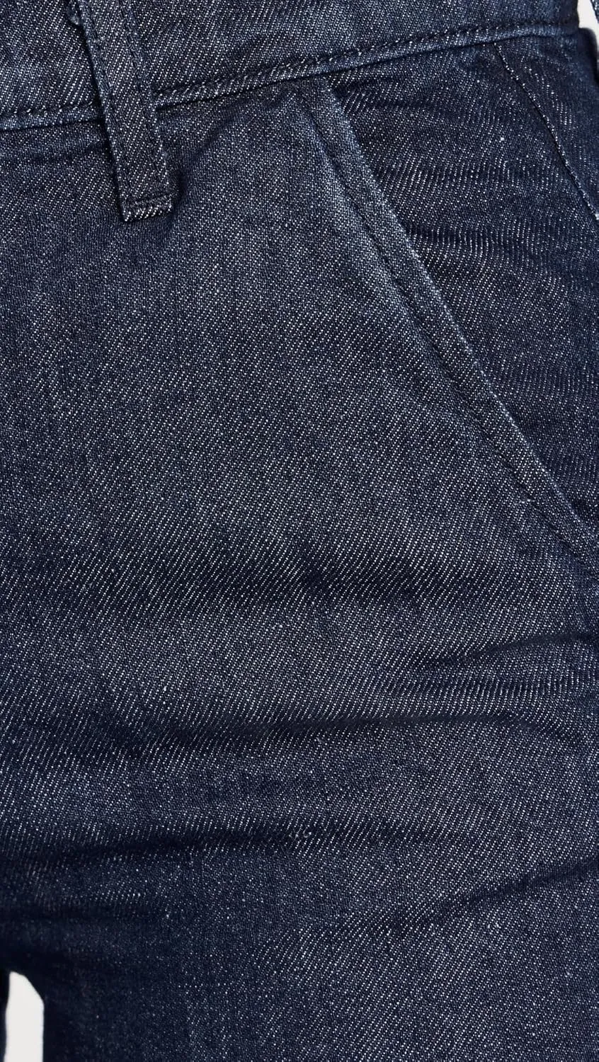 Women's Denim Trousers Indigo Linen