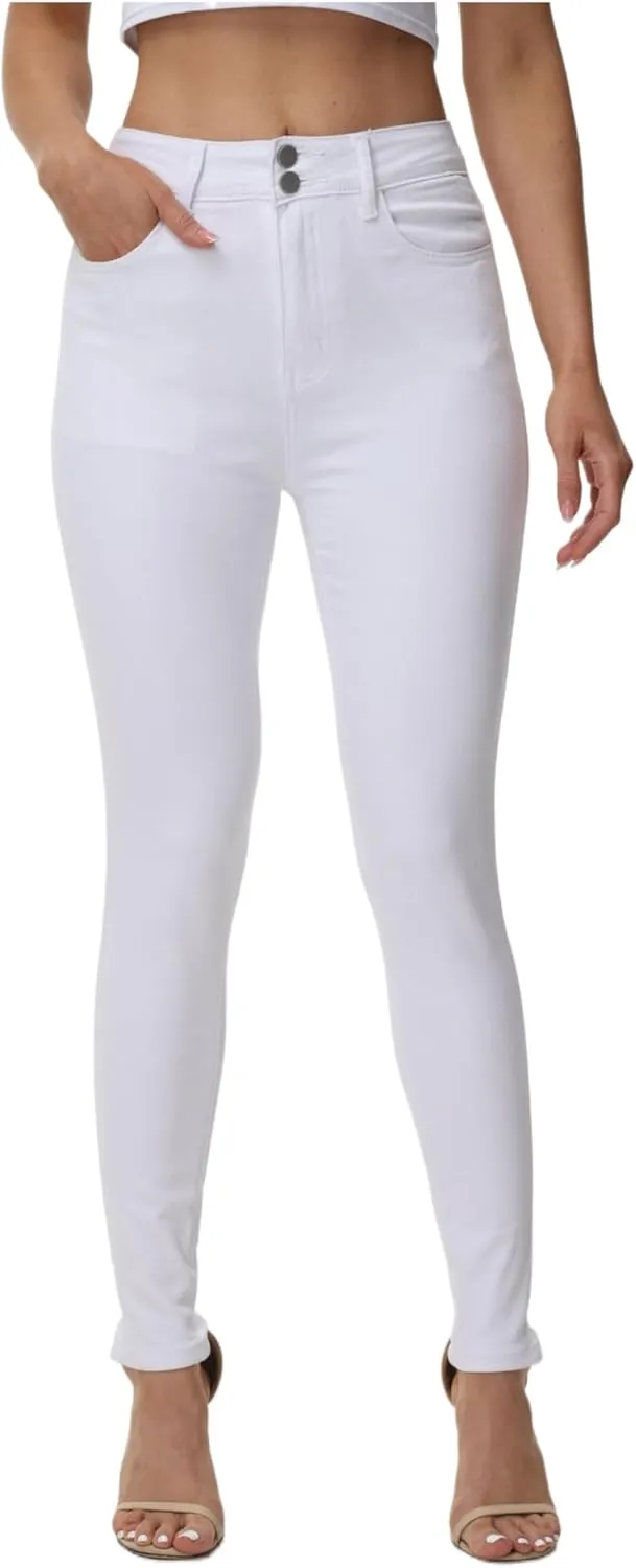 Women??s High Waisted Skinny Stretchy Denim Pants Curvy Jeggings Butt Lifting Jeans