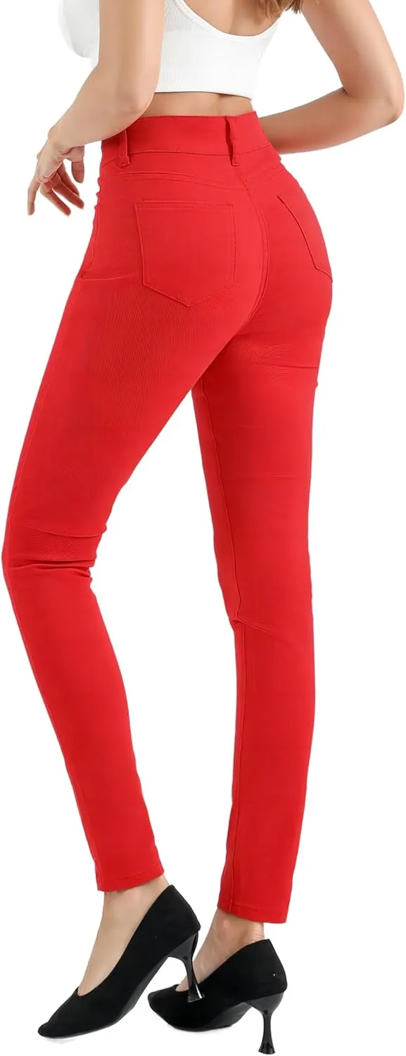Women??s High Waisted Skinny Stretchy Denim Pants Curvy Jeggings Butt Lifting Jeans