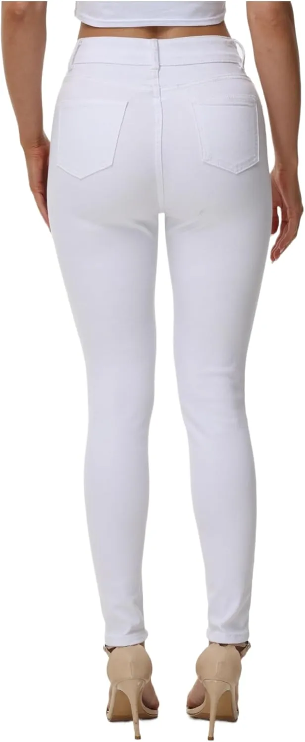 Women??s High Waisted Skinny Stretchy Denim Pants Curvy Jeggings Butt Lifting Jeans