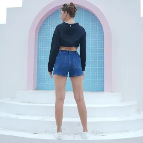 Womens Jean Shorts Fashion Denim Shorts for Women with Pockets Shorts Casual Shorts Stretchy Shorts