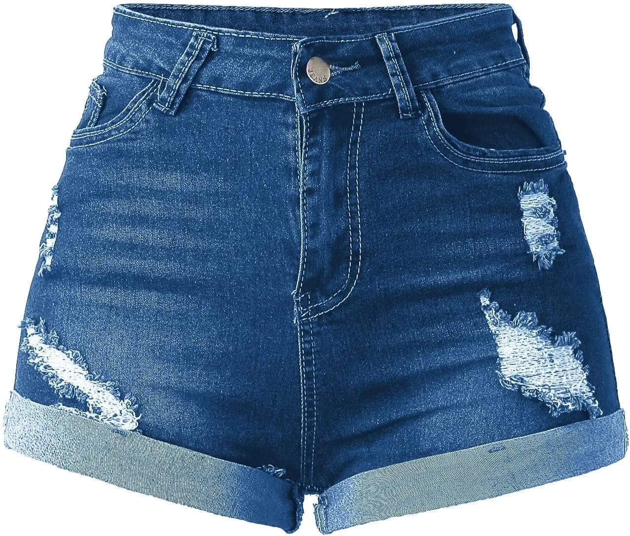 Women's Jean Shorts Women's Ripped High Waisted Denim Shorts Stretchy Jean Shorts Womens Denim Shorts