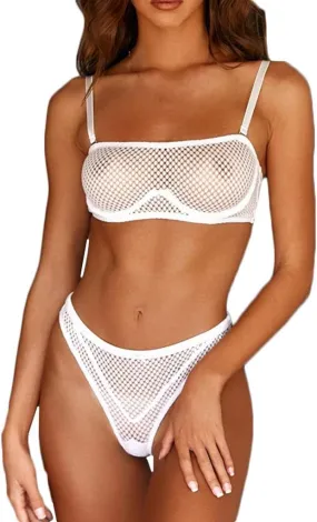 Womens Lingerie Bra Mesh Set Brief Women Lingerie Bralette Sexy Wire Sexy Lingerie for Women