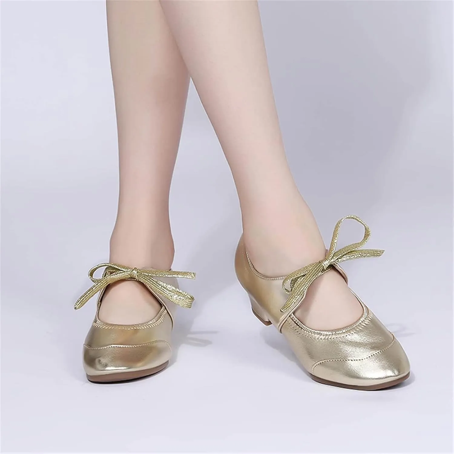 Womens Sandals 2025 Ankle Strap Leather Close-Toe Sandals Lace Up Sandal Dance Shoe Womens Chunky Block Heels Sandals