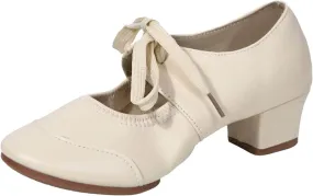 Womens Sandals 2025 Ankle Strap Leather Close-Toe Sandals Lace Up Sandal Dance Shoe Womens Chunky Block Heels Sandals