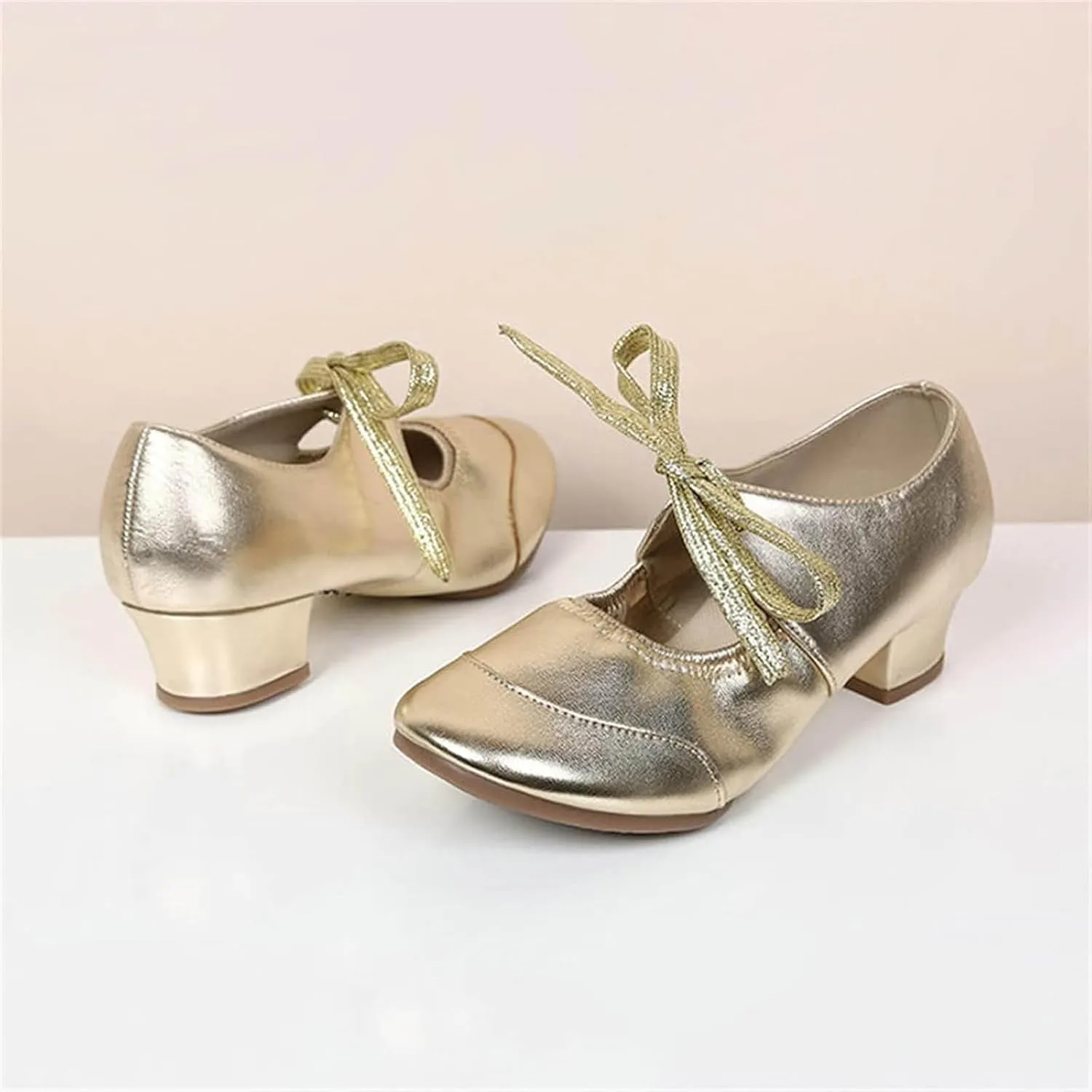 Womens Sandals 2025 Ankle Strap Leather Close-Toe Sandals Lace Up Sandal Dance Shoe Womens Chunky Block Heels Sandals