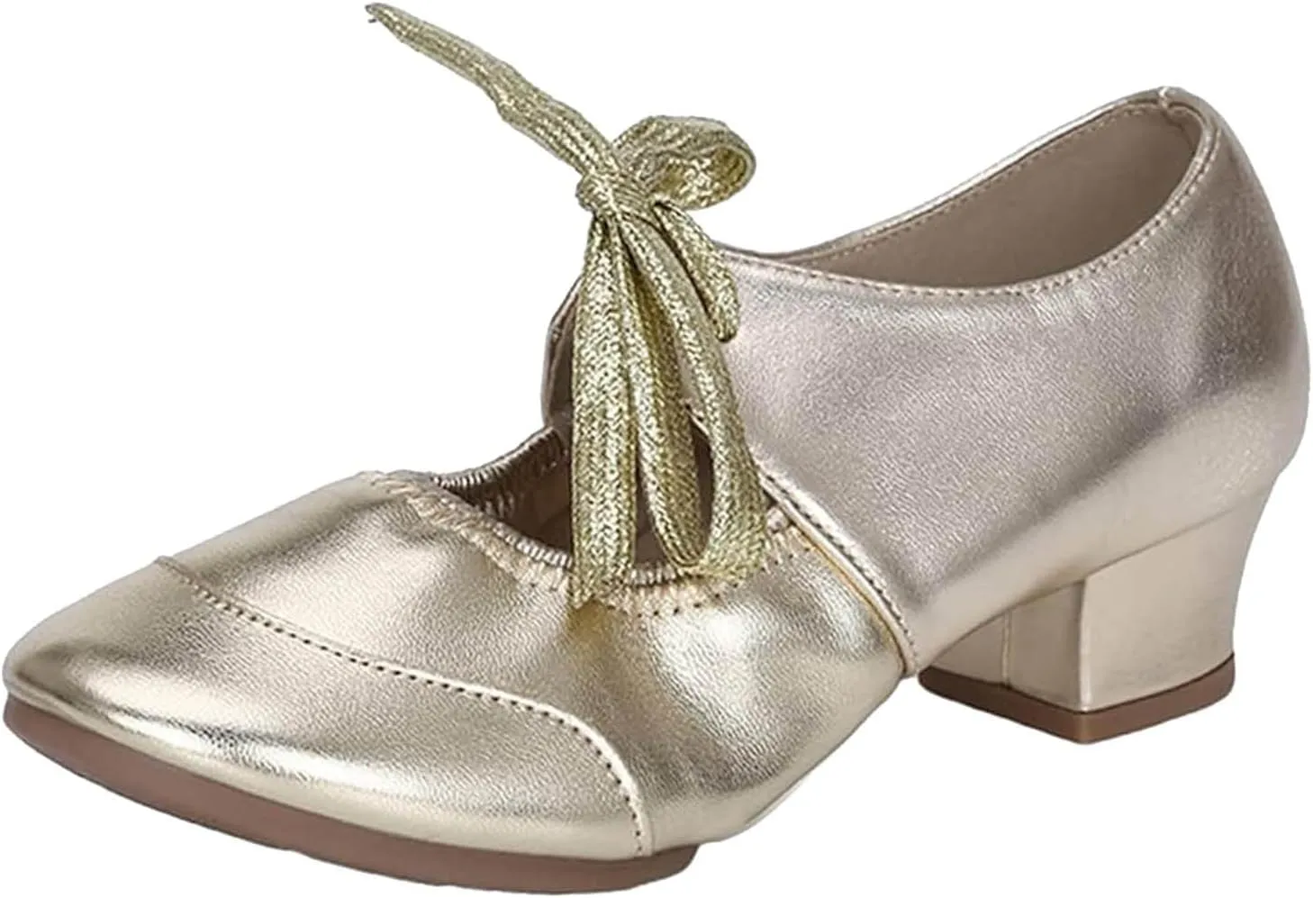 Womens Sandals 2025 Ankle Strap Leather Close-Toe Sandals Lace Up Sandal Dance Shoe Womens Chunky Block Heels Sandals