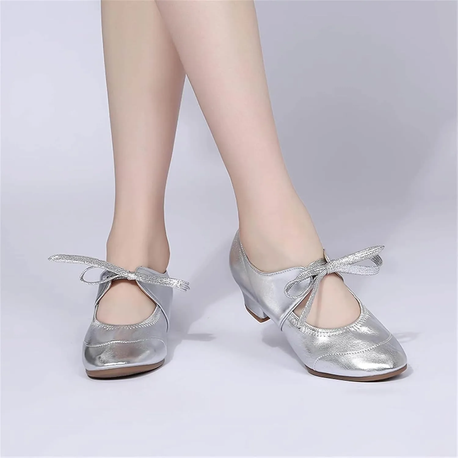 Womens Sandals 2025 Ankle Strap Leather Close-Toe Sandals Lace Up Sandal Dance Shoe Womens Chunky Block Heels Sandals