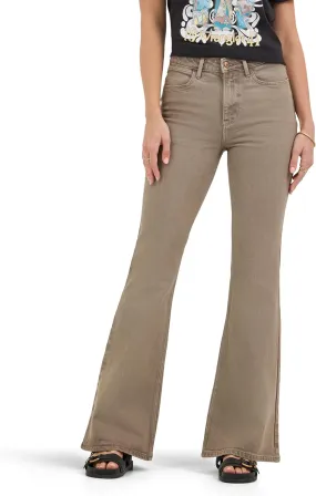 Wrangler Women's High Waisted Fierce Flare Jean