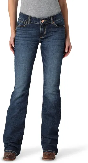 Wrangler Women's Willow Mid Rise Performance Waist Boot Cut Ultimate Riding Jean