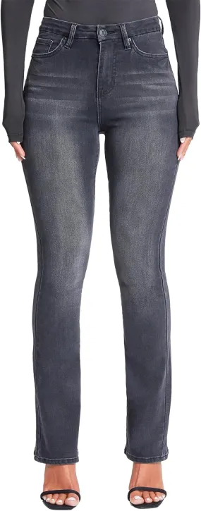 YMI Women's Curvy Fit Ultra High Rise Bootcut Jeans