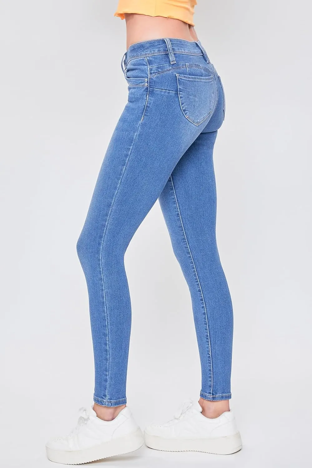YMI Women's Sustainable Wannabettabutt Skinny Jeans